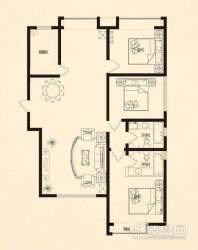 6#楼2-4单元顶层跃层O户型