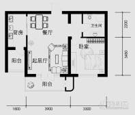 16、21号楼A1户型