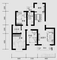 17号楼D3户型