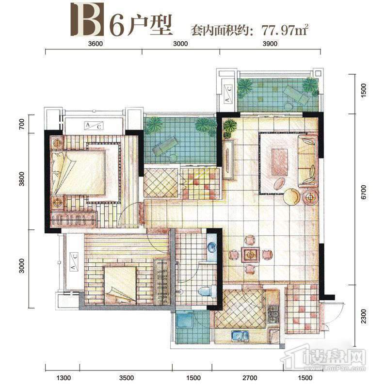 B6 户型图