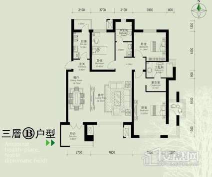 金泰湖滨绿茵户型图