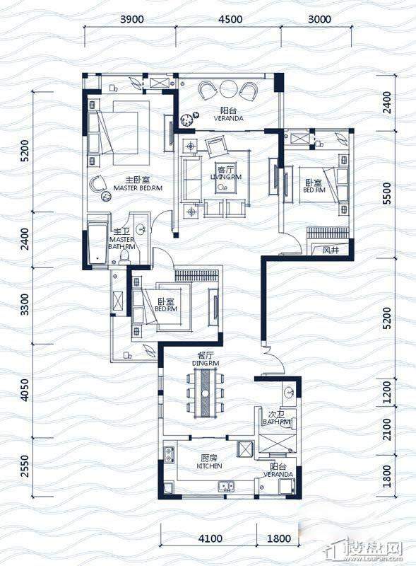 招商江湾城户型图