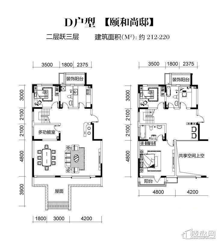 三期高层20号楼标准层F户型