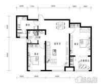 1、2、6号楼标准层4户型