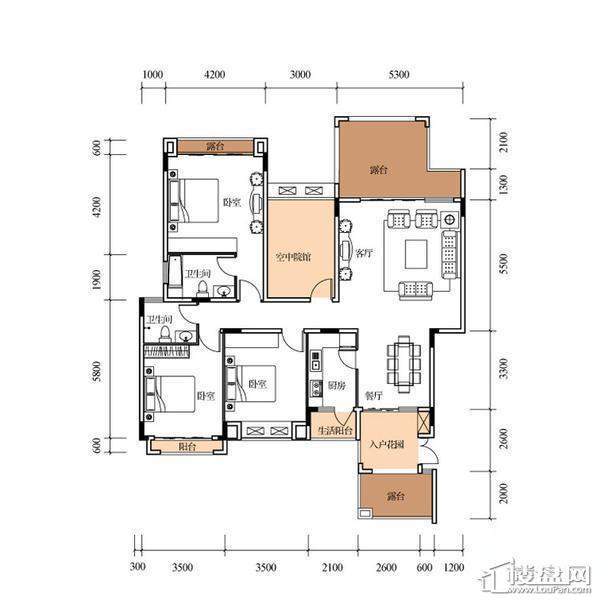 华港翡翠城户型图