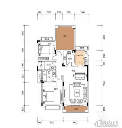 华港翡翠城户型图