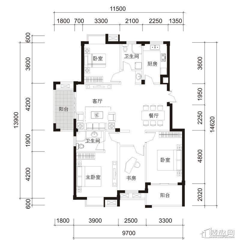 江南铭庭户型图