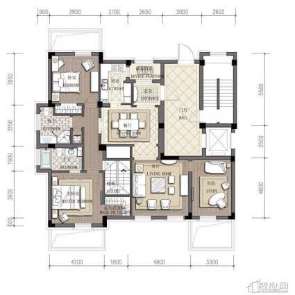 郡原相江公寓户型图