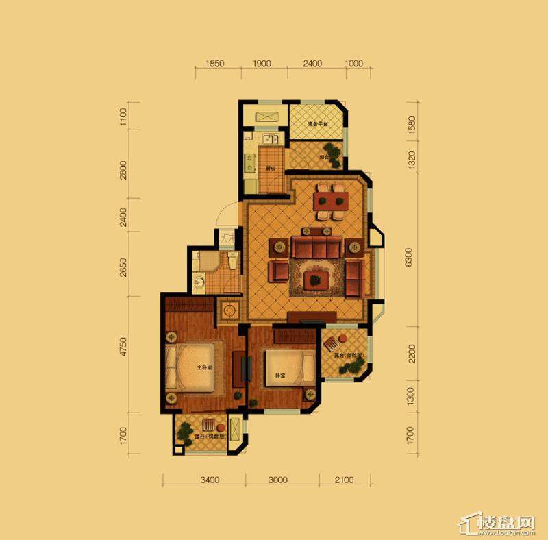 钱塘梧桐燕庐户型图