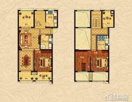 中国铁建国际城B-5（跃层）3室2厅2卫1厨 137.00㎡