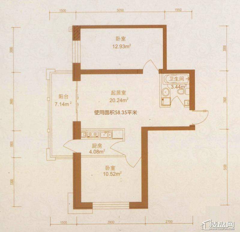 星河国阅公馆户型图