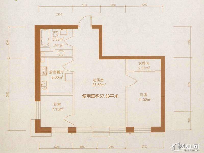 星河国阅公馆户型图