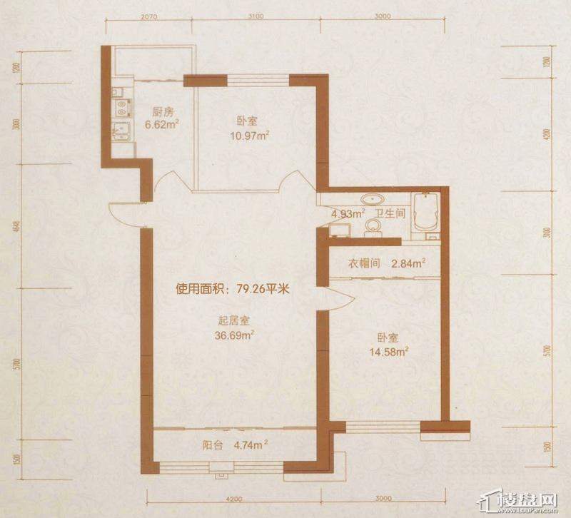 星河国阅公馆户型图