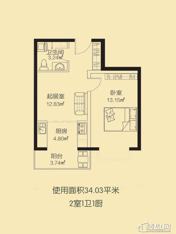 北华家园户型图