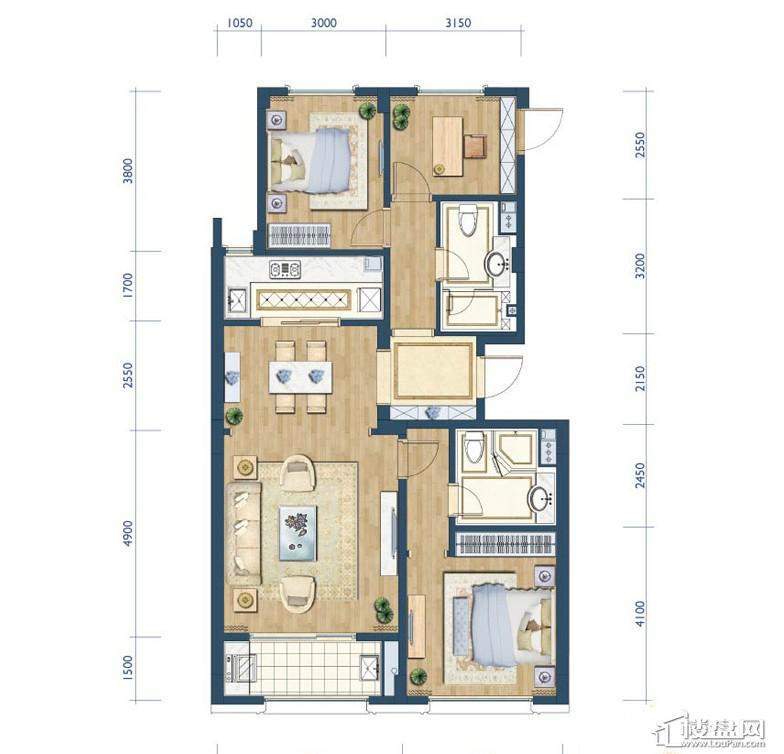 绿城西溪诚园户型图