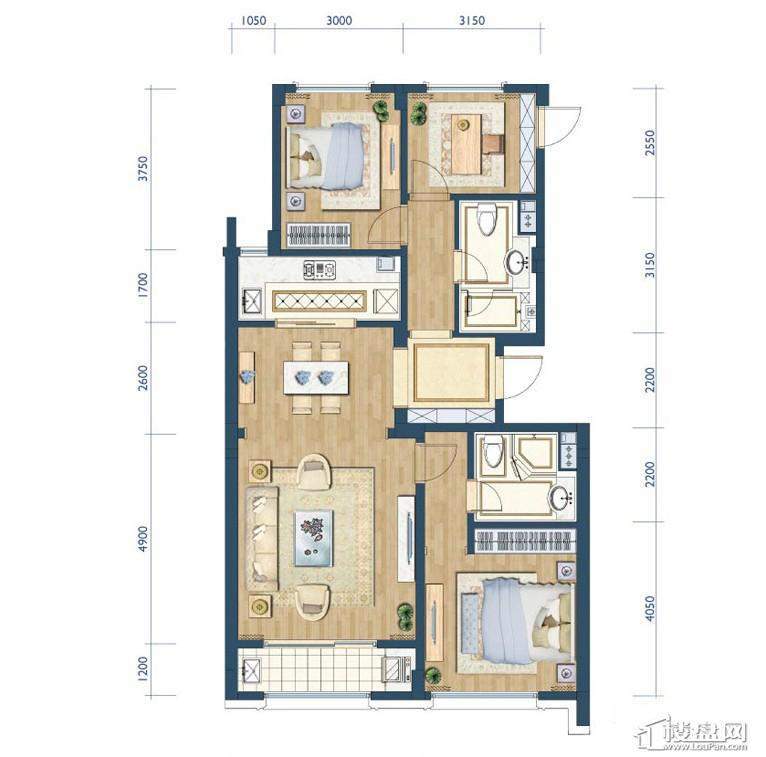 绿城西溪诚园户型图