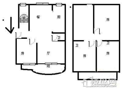 清源上林湖4室 户型图4室2厅3卫1厨 215.00㎡