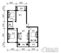 江南文苑3室 户型图3室2厅1卫1厨 127.00㎡