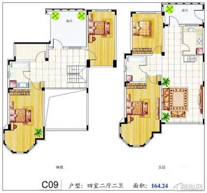 长河湾A013室2厅2卫