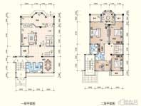 绿野春天翠谷幽兰城市山居叠墅YC户型5室2厅3卫1厨 257.00㎡