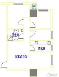 美联大厦L2户型3室1卫1厨