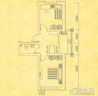 康城春天里户型图F2室1厅1卫1厨 54.15㎡