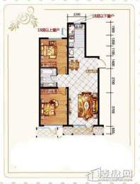亿海阳光N7户型2室2厅1卫