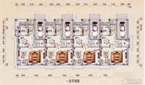 沈阳碧桂园A户型1层平面图