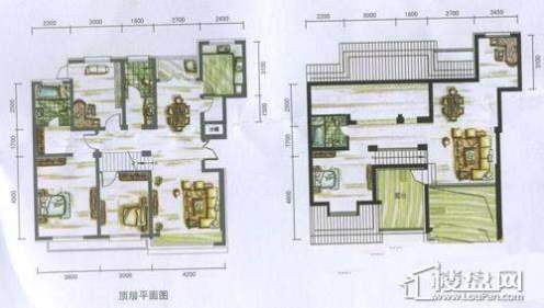 远洋天地DB和平府顶层 3室2厅2卫1厨 