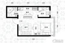天润广场A户型菁舍1室1厅1卫