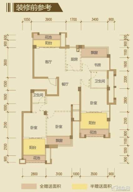 龙域香醍半岛户型图