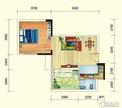 保利山水怡城户型图