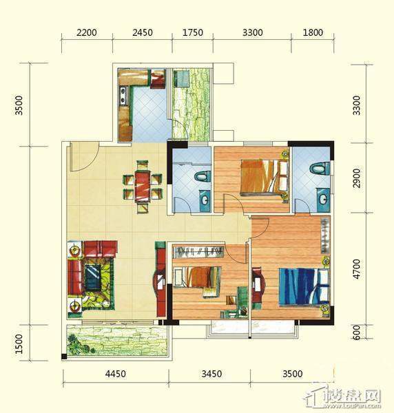 保利山水怡城户型图