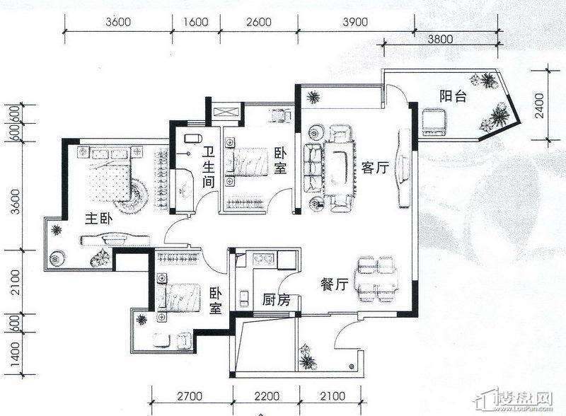 绿海云天户型图