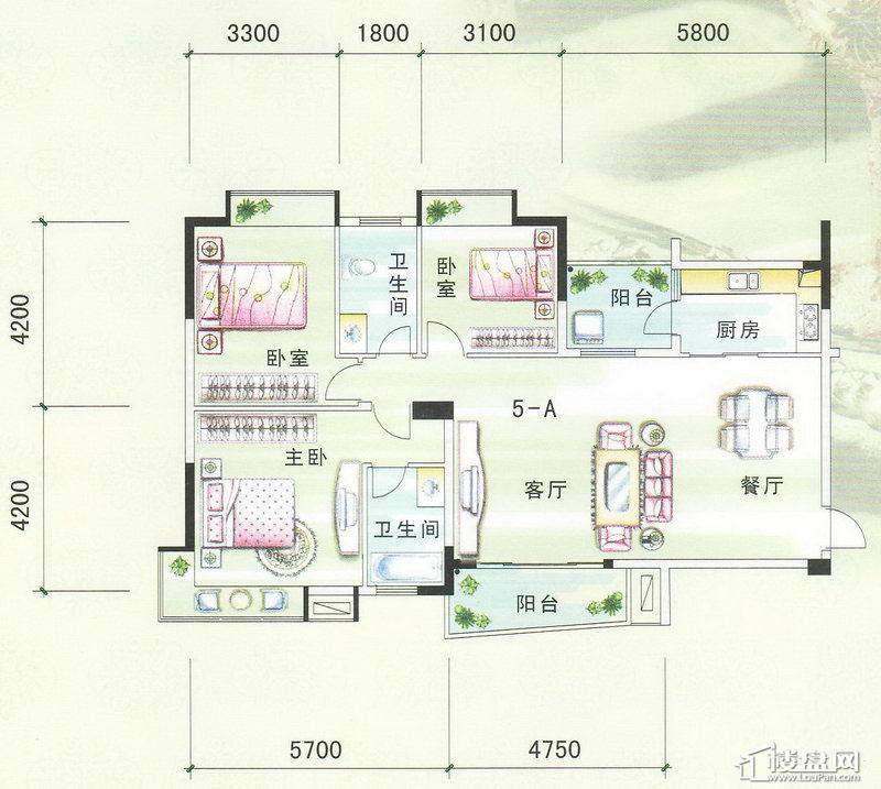 绿海云天户型图