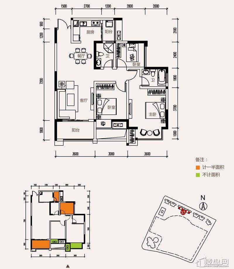 金源城户型图