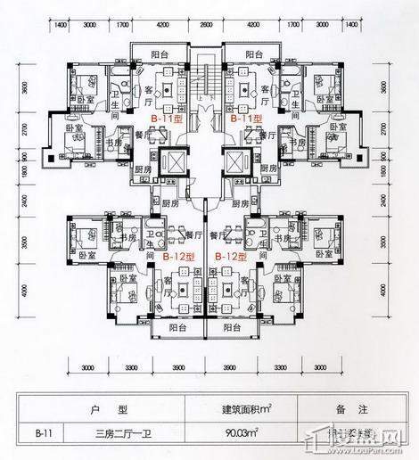 凤岭在水一方户型图