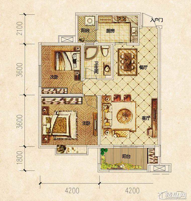 置信学府杏林户型图