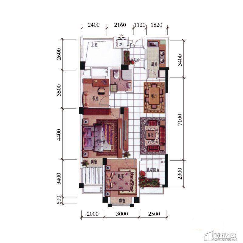 中港·金岸提香户型图