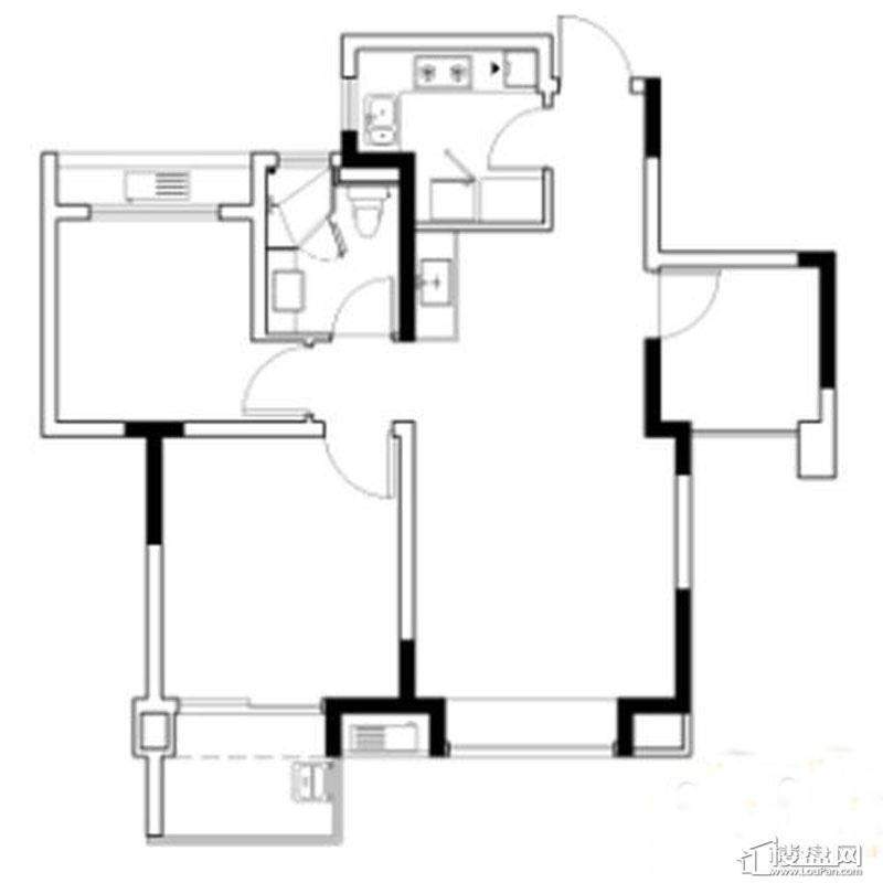 金地自在城别墅户型图