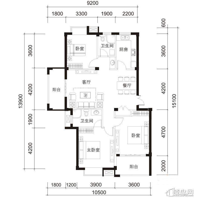 江南名苑户型图