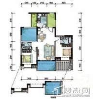 美年广场美岸A5户型2室2厅2卫1厨 87.50㎡.jpg