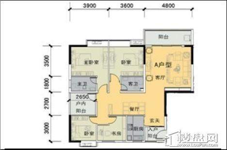 江川圣境户型图141.3