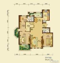 辰能溪树河谷B户型9层2室2厅2卫 