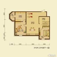 辰能溪树河谷B户型地下室2室1厅 