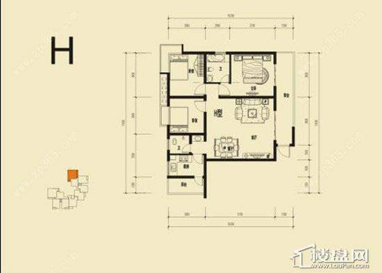 龙正·中央海洋公园户型图