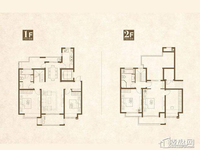 魅力万科城酩悦复式户型图4室2厅2卫1厨 171.00㎡