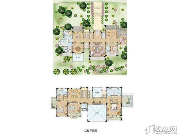 太湖锦园别墅A户型4室3厅4卫1厨 512.00㎡