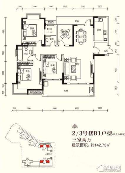 锦绣华城户型图