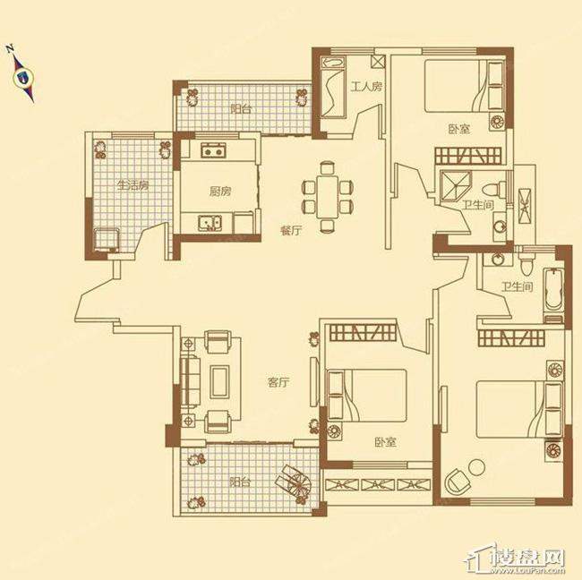 保利蓝海郡户型图图片